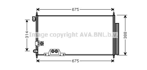 AVA QUALITY COOLING Kondensators, Gaisa kond. sistēma HD5239